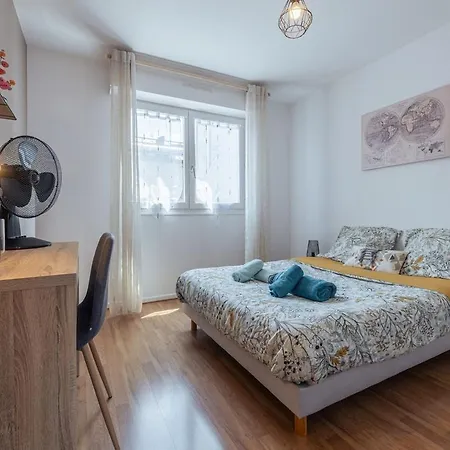 公寓 Le Stanislas - 4 Ch, 2 Sdb, 8 Pers, Vue & Asc 南锡