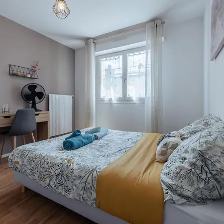 Le Stanislas - 4 Ch, 2 Sdb, 8 Pers, Vue & Asc 南锡